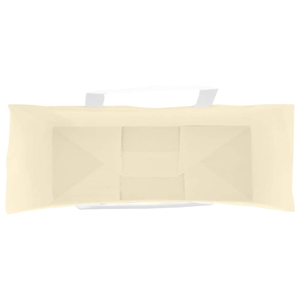Paper Bags 250 pcs with Handles Yellow 45x17x48 cm