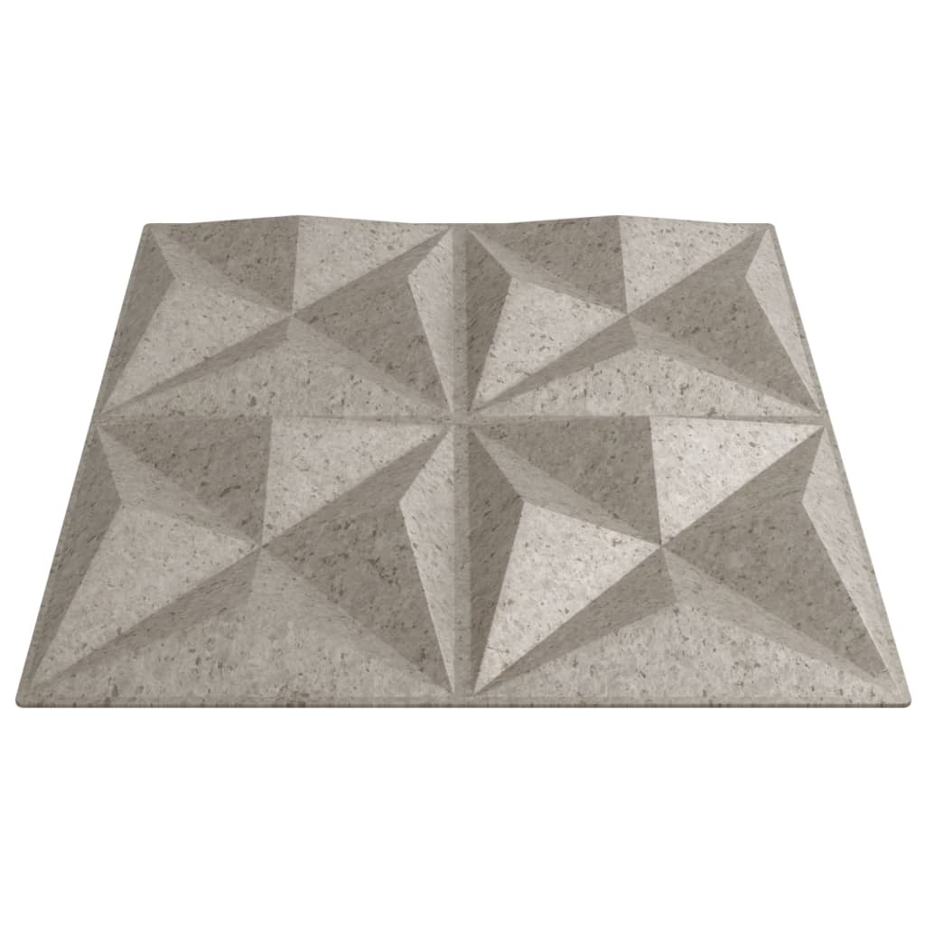 Wall Panels 24 pcs Beton 50x50 cm XPS 6 m² Origami