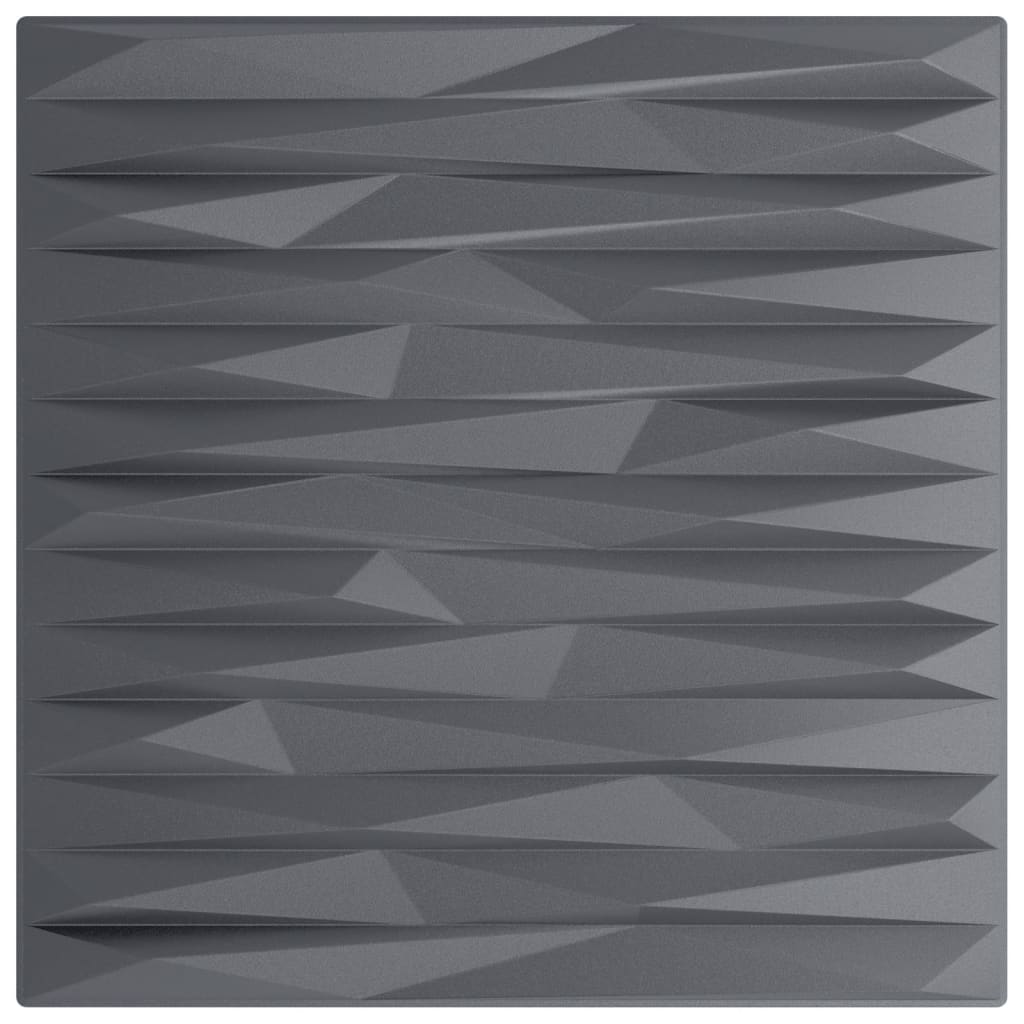 Wall Panels 24 pcs Grey 50x50 cm XPS 6 m² Stone