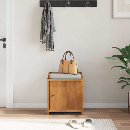Hallway Bench SANDNES 45x40x50 cm Solid Wood Pine