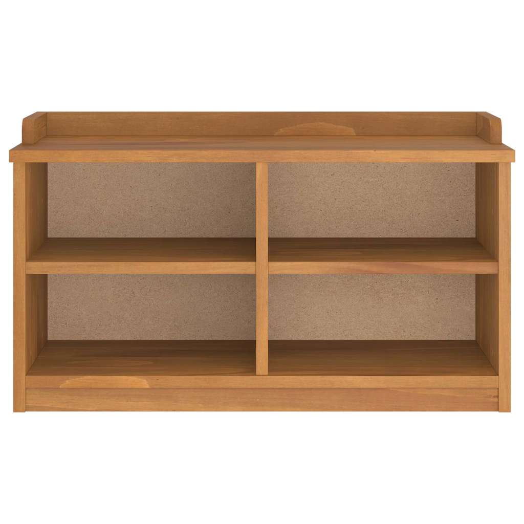 Hallway Bench SANDNES 87x40x50 cm Solid Wood Pine