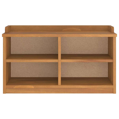 Hallway Bench SANDNES 87x40x50 cm Solid Wood Pine