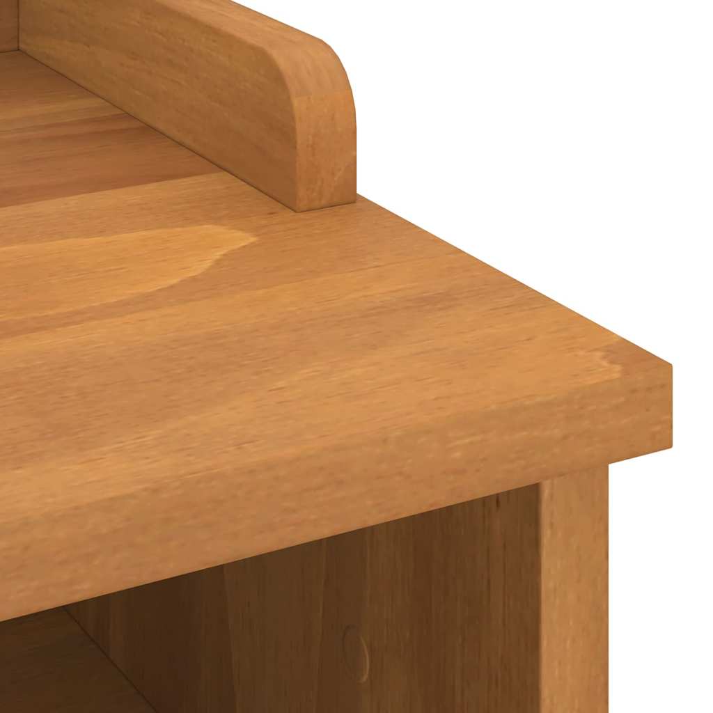 Hallway Bench SANDNES 87x40x50 cm Solid Wood Pine