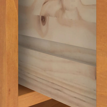 Hall Tree SANDNES 45x40x159.5 cm Solid Wood Pine