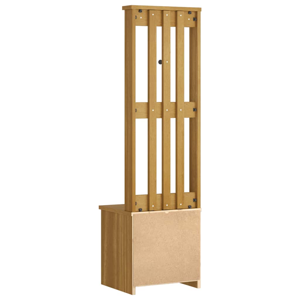 Hall Tree SANDNES 45x40x159.5 cm Solid Wood Pine