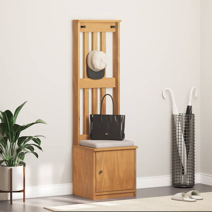 Hall Tree SANDNES 45x40x159.5 cm Solid Wood Pine