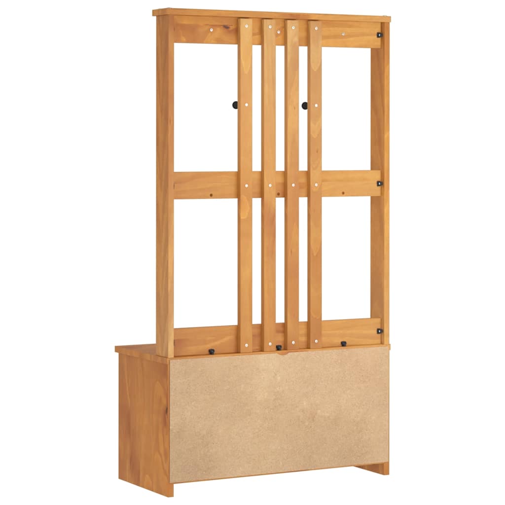 Hall Tree SANDNES 87x40x159.5 cm Solid Wood Pine