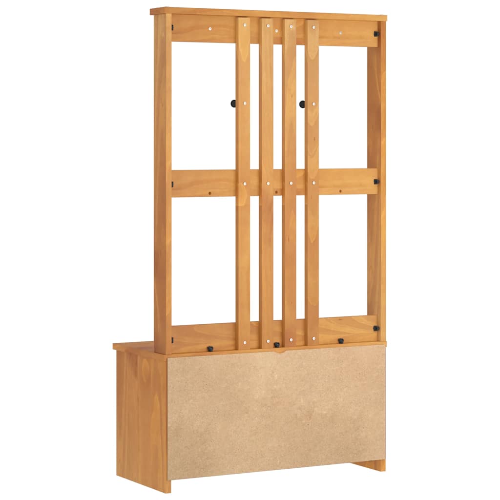 Hall Tree SANDNES 87x40x159.5cm Solid Wood Pine
