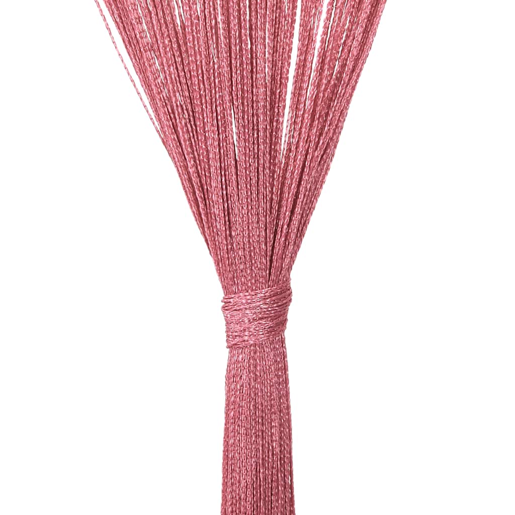 String Curtains 2 pcs Pink 140x250 cm