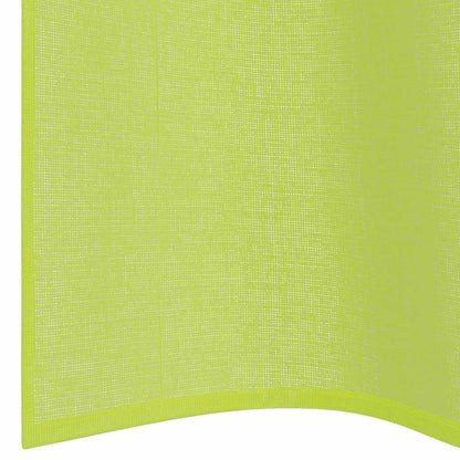 Voile Curtains with Grommets 2 pcs Apple Green 140x300 cm