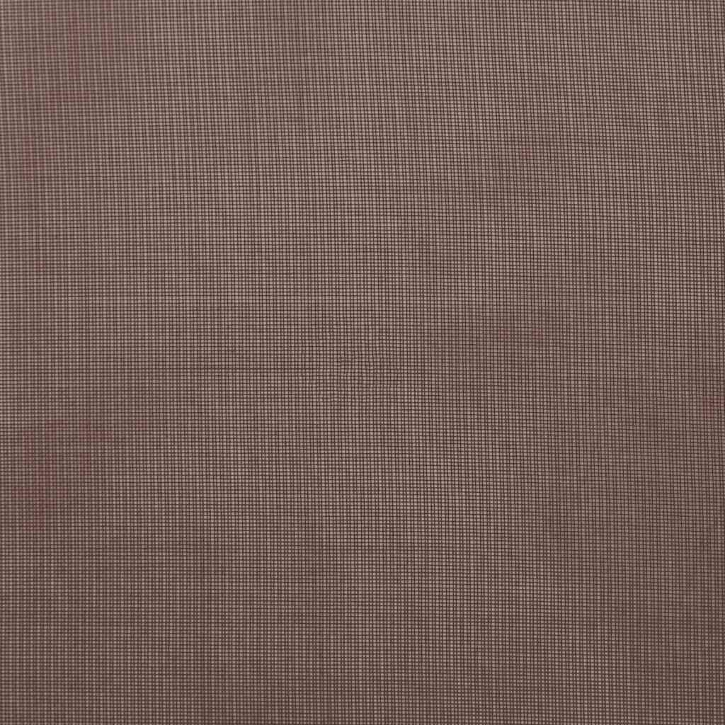 Voile Curtains with Grommets 2 pcs Brown 140x140 cm