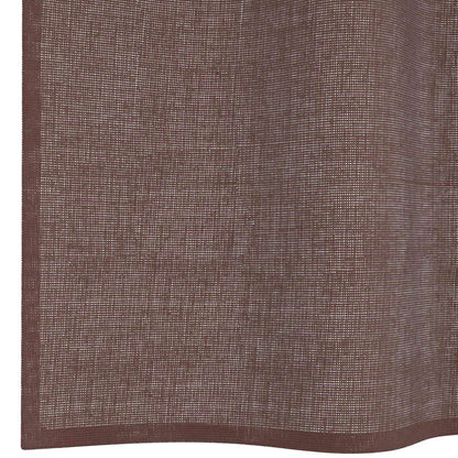 Voile Curtains with Grommets 2 pcs Brown 140x175 cm