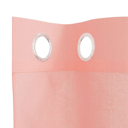 Voile Curtains with Grommets 2 pcs Pink 140x225 cm