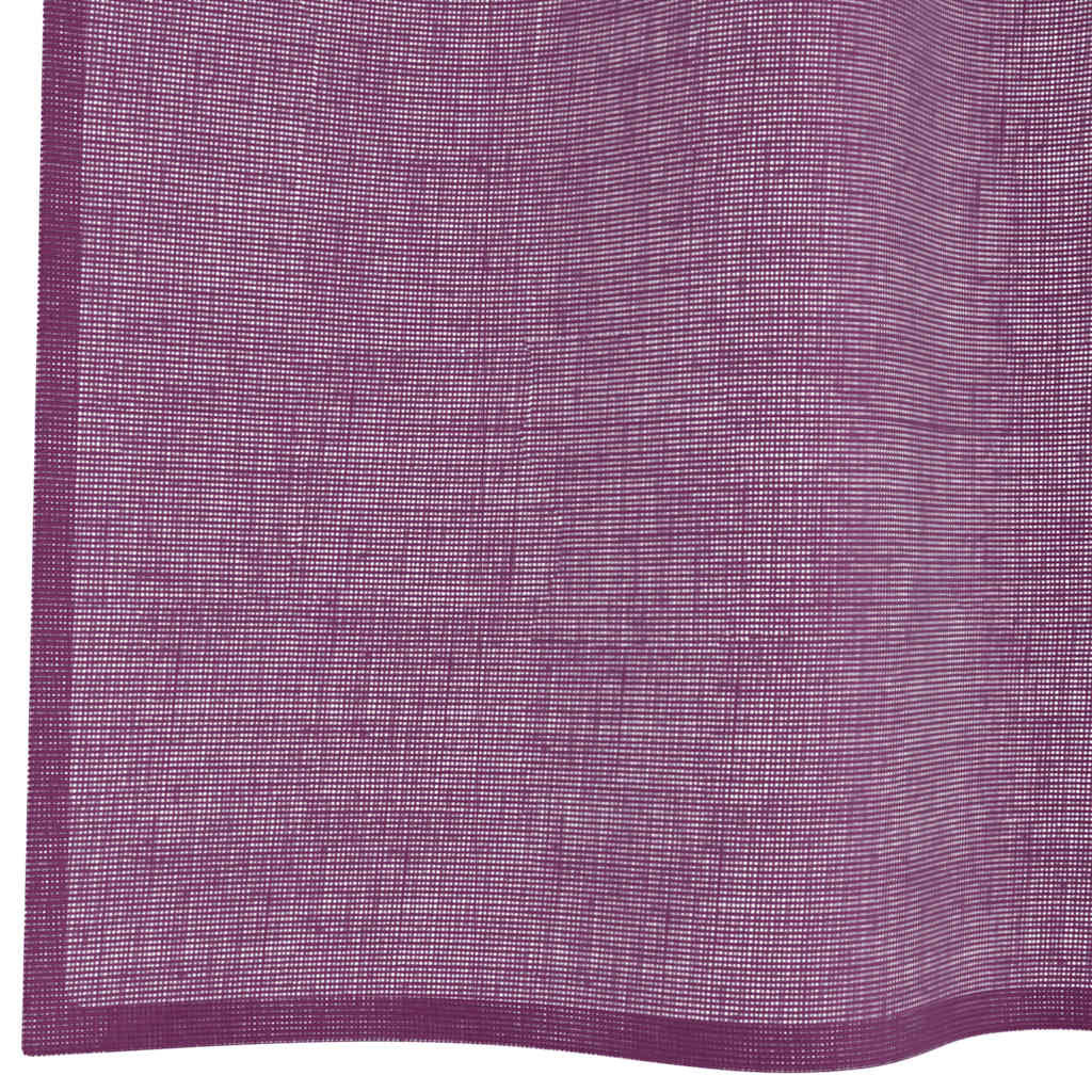 Voile Curtains with Grommets 2 pcs Purple 140x175 cm