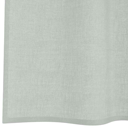 Voile Curtains with Grommets 2 pcs Light Grey 140x140 cm