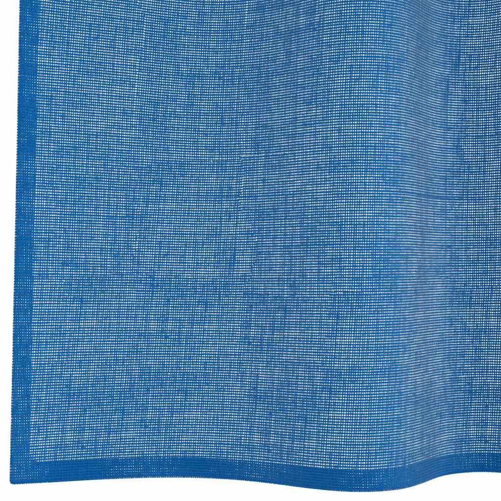 Voile Curtains with Grommets 2 pcs Royal Blue