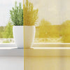 Voile Curtains with Grommets 2 pcs Yellow