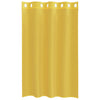 Voile Curtains with Grommets 2 pcs Yellow