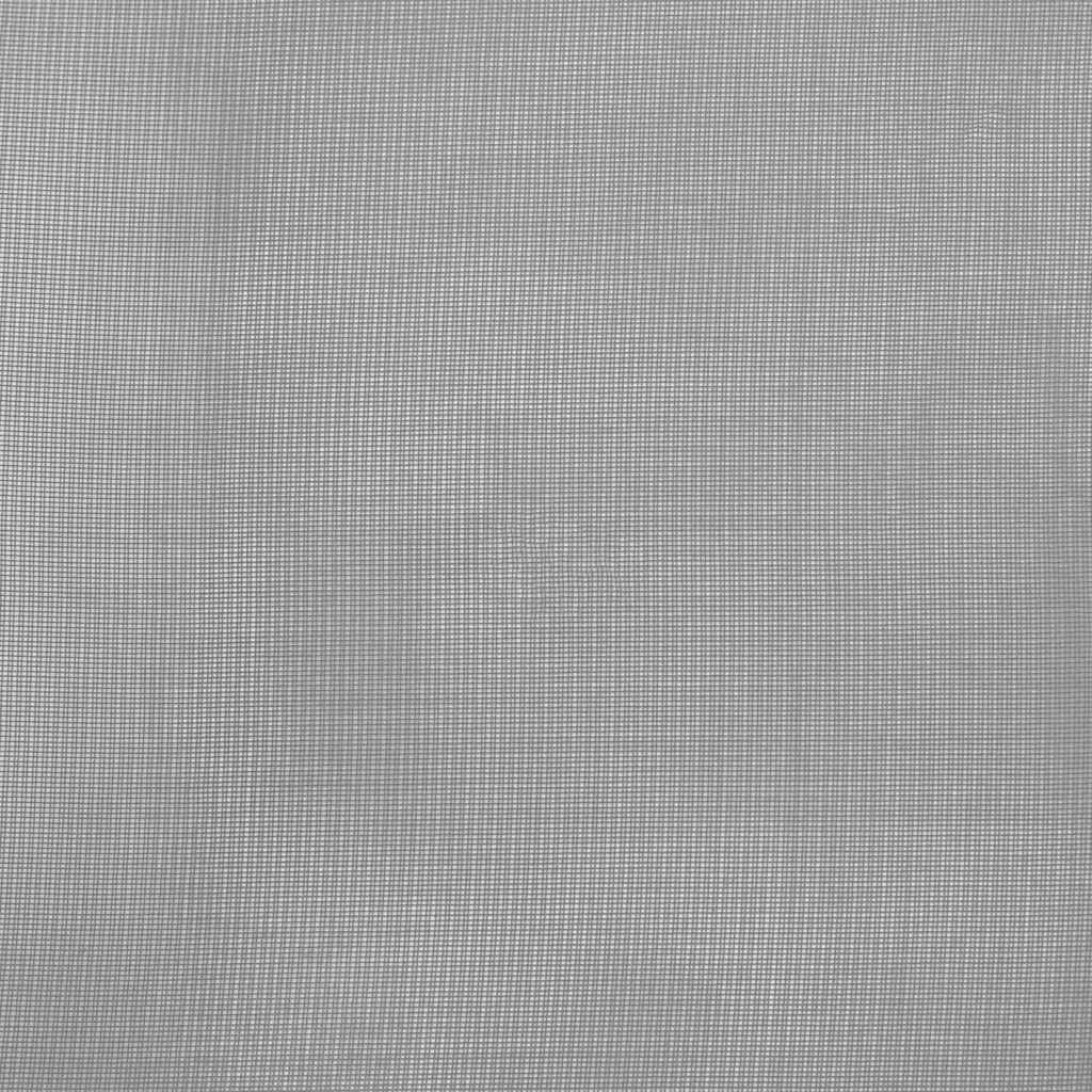 Voile Curtains with Rod Pockets 2 pcs Dark Grey
