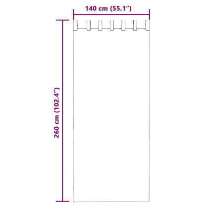 Voile Curtains with Rod Pockets 2 pcs Light Pink