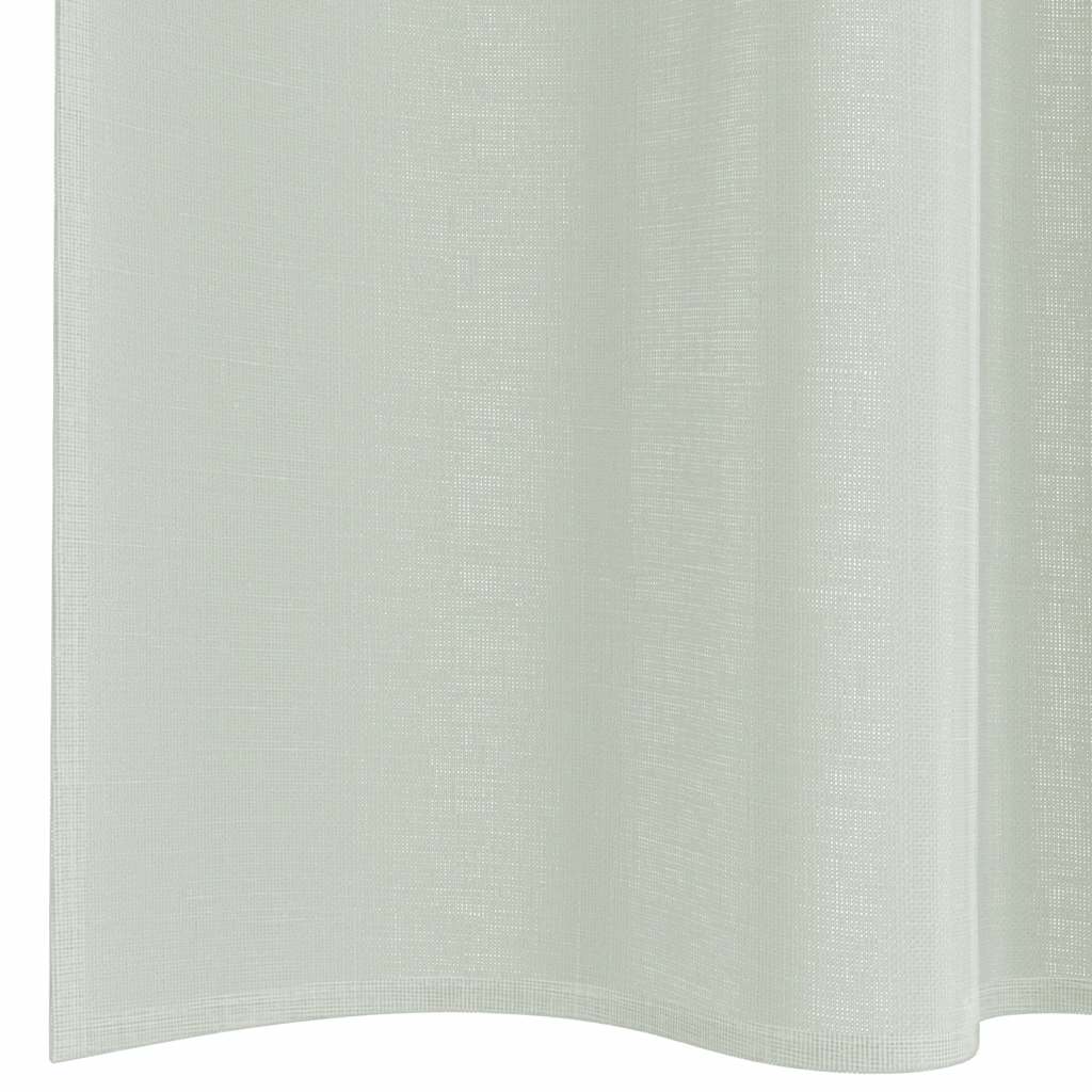Voile Curtains with Rod Pockets 2 pcs Light Grey