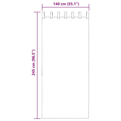 Voile Curtains with Rod Pockets 2 pcs Yellow