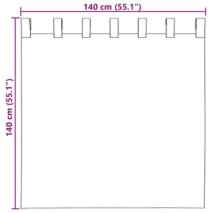 Voile Curtains with Rod Pockets 2 pcs Wine Red