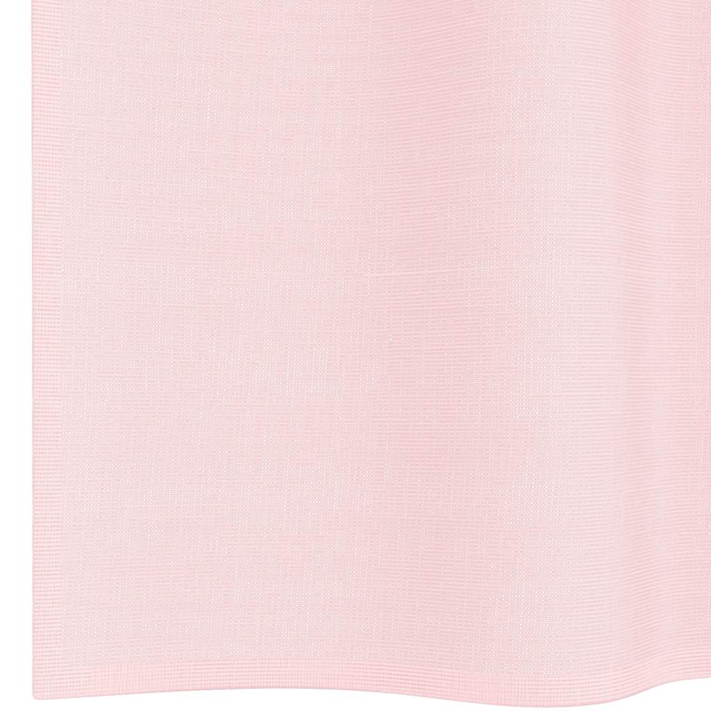 Voile Curtains with Loops 2 pcs Light Pink 140x175 cm