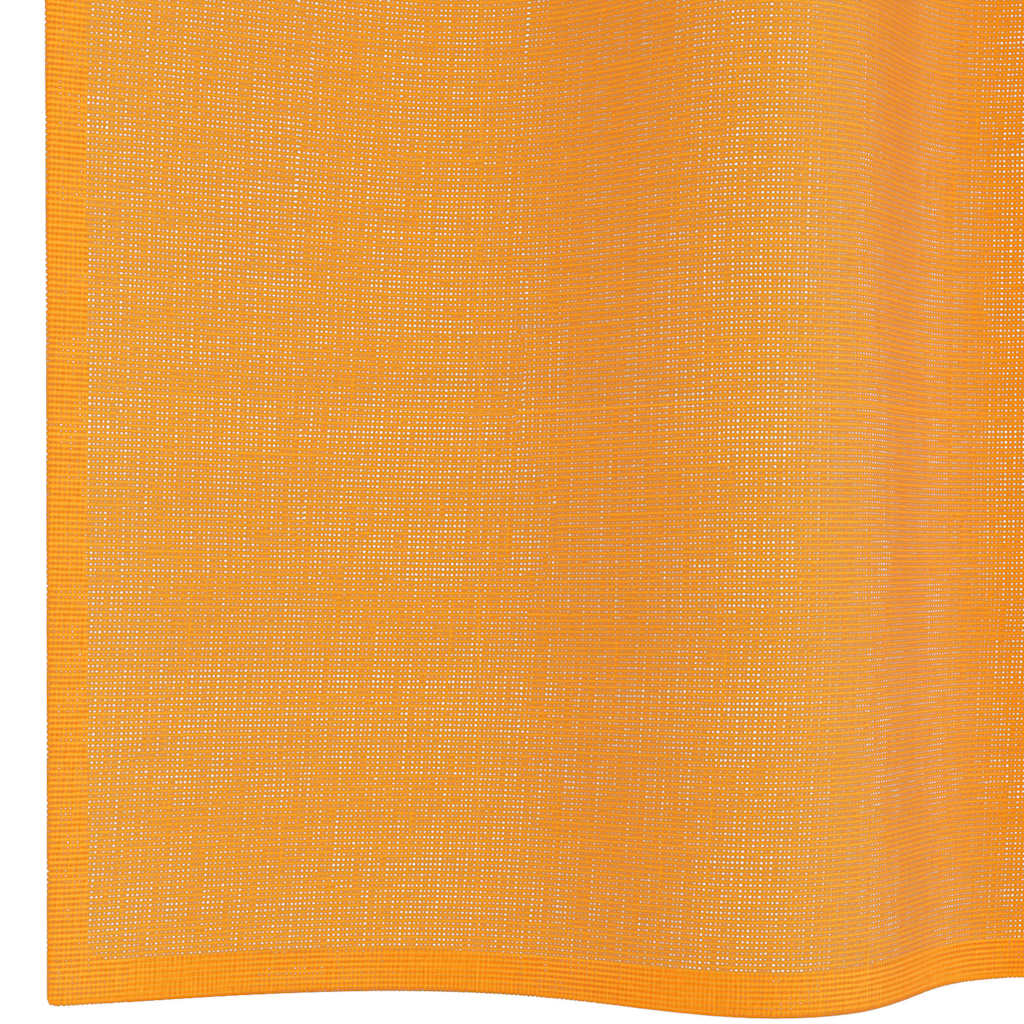 Voile Curtains with Loops 2 pcs Orange 140x245 cm