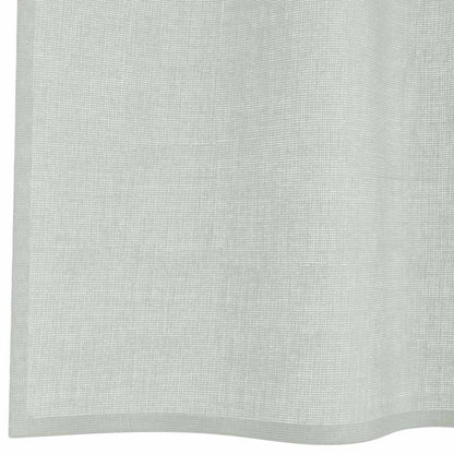 Voile Curtains with Loops 2 pcs Light Grey 140x245 cm