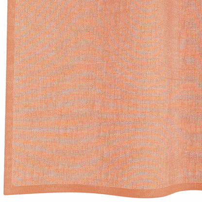 Voile Curtains with Loops 2 pcs Terracotta 140x175 cm