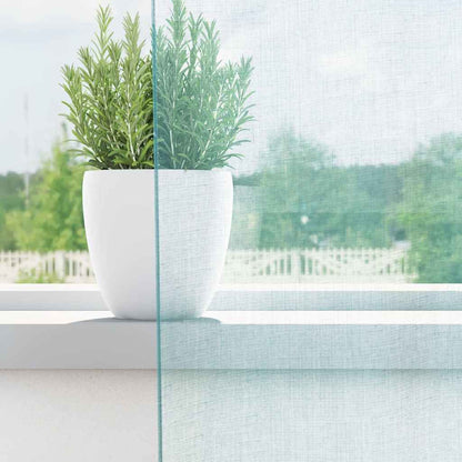 Voile Curtains with Loops 2 pcs Turquoise 140x140 cm