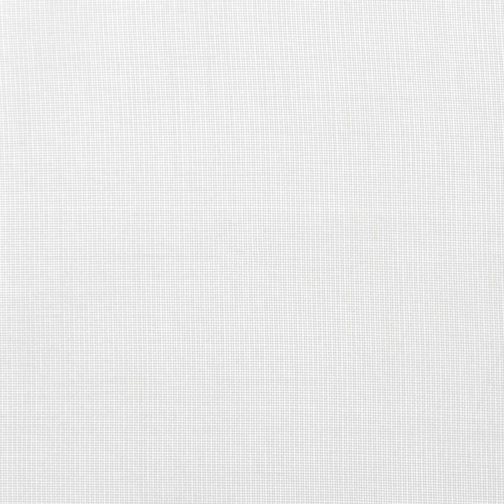 Voile Curtains with Loops 2 pcs White 140x225 cm