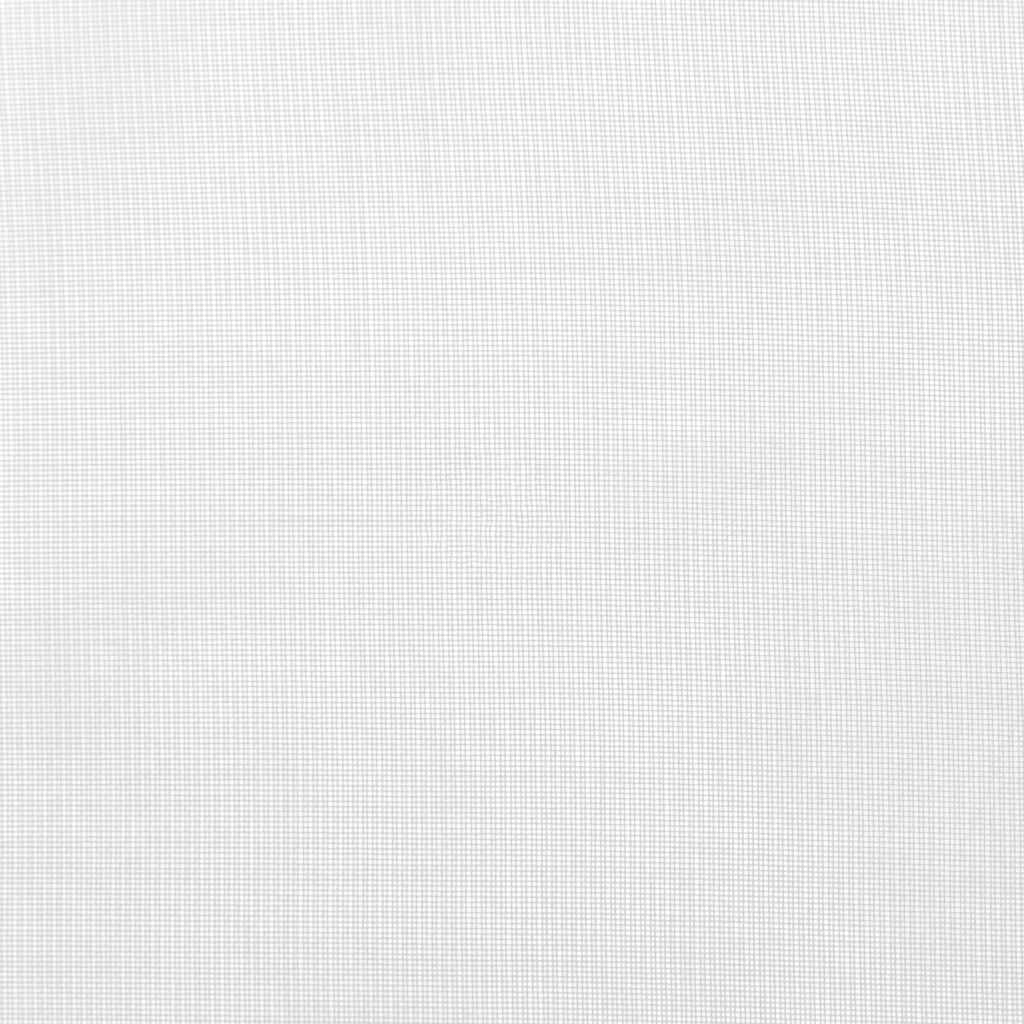 Voile Curtains with Loops 2 pcs White 140x245 cm