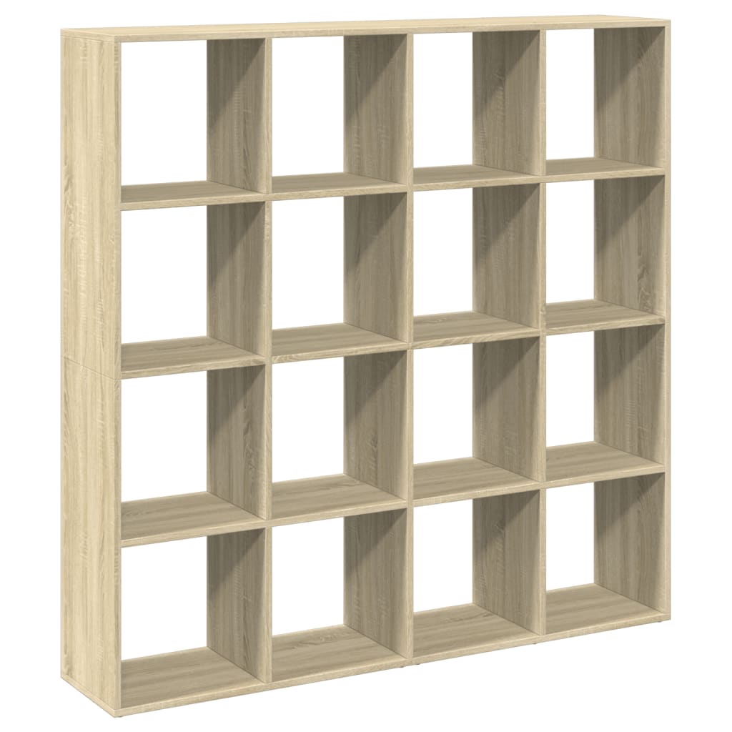 Book Cabinet Sonoma Oak 137,5x29x137,5 cm Engineered Wood