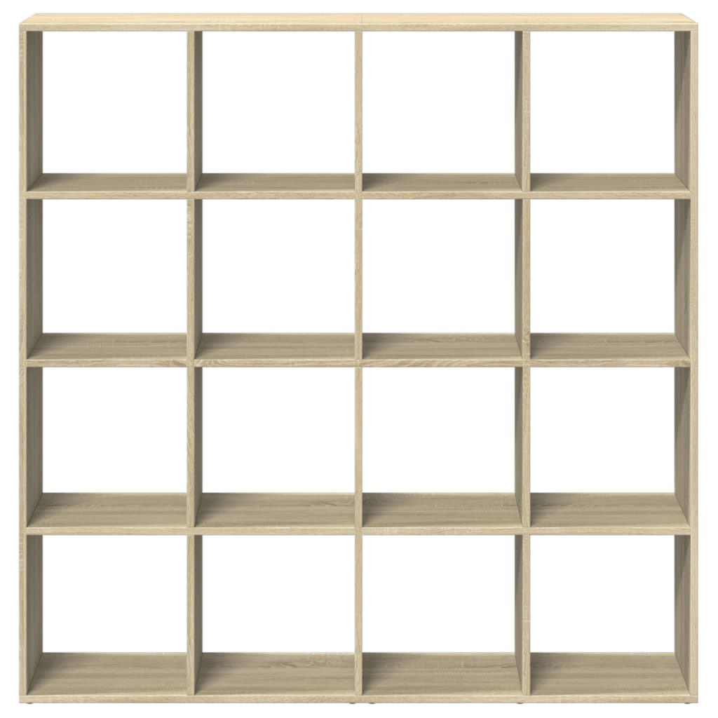 Book Cabinet Sonoma Oak 137,5x29x137,5 cm Engineered Wood