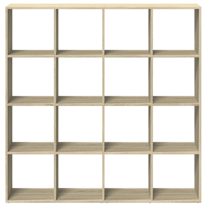 Book Cabinet Sonoma Oak 137,5x29x137,5 cm Engineered Wood