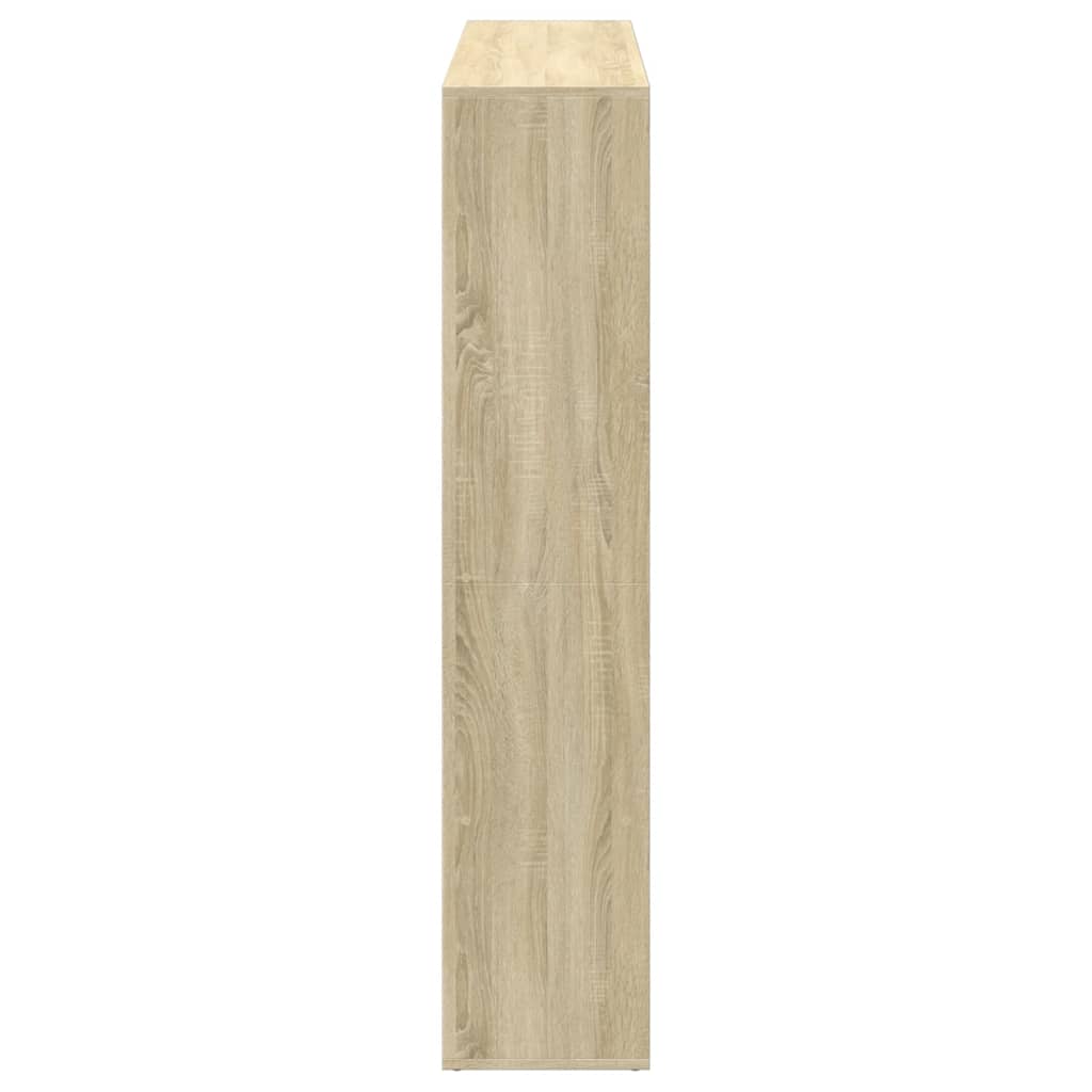 Book Cabinet Sonoma Oak 137,5x29x137,5 cm Engineered Wood