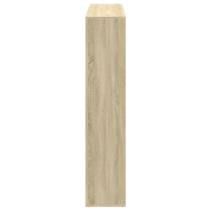 Book Cabinet Sonoma Oak 137,5x29x137,5 cm Engineered Wood