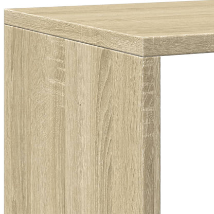 Book Cabinet Sonoma Oak 137,5x29x137,5 cm Engineered Wood
