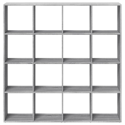 Book Cabinet Grey Sonoma 137,5x29x137,5 cm Engineered Wood
