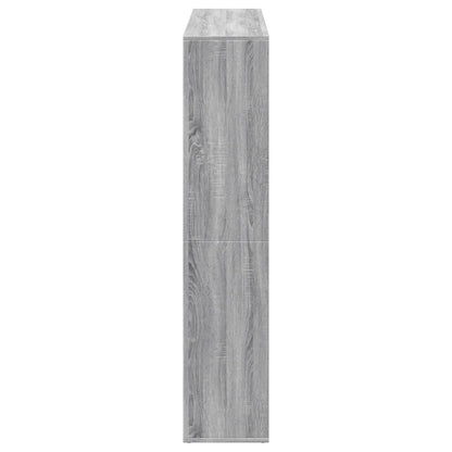 Book Cabinet Grey Sonoma 137,5x29x137,5 cm Engineered Wood