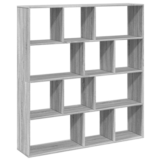 Book Cabinet Grey Sonoma 132x29x141,5 cm Engineered Wood