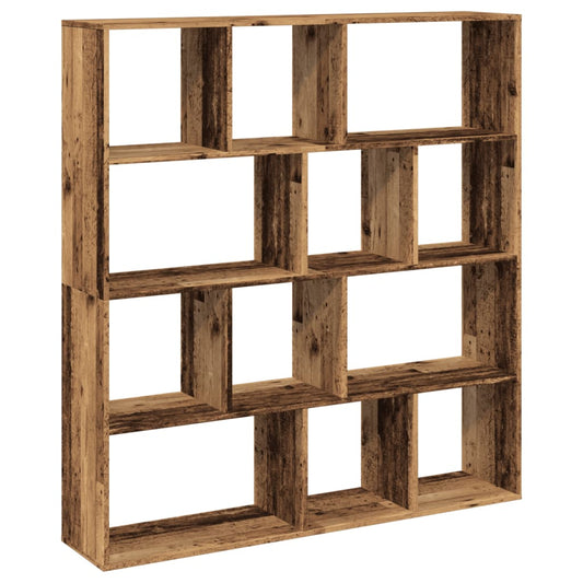 Book Cabinet Old Wood 132x29x141,5 cm Engineered Wood