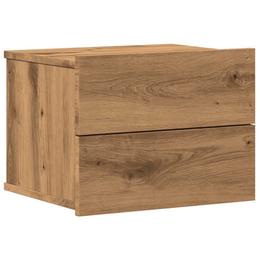 Wall-mounted Bedside Cabinet Artisan Oak 40x32x30 cm