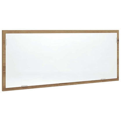 LED Bathroom Mirror Artisan Oak 100x8.5x37 cm Engineered Wood