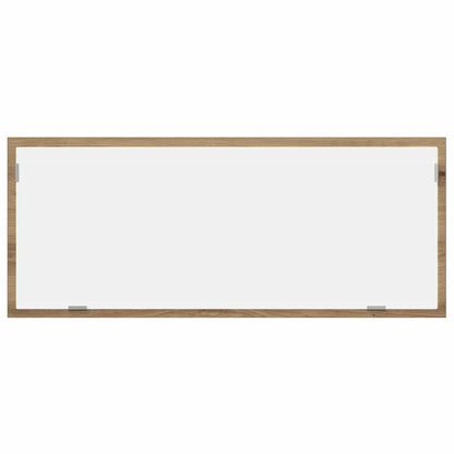 LED Bathroom Mirror Artisan Oak 100x8.5x37 cm Engineered Wood
