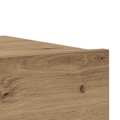 TV Cabinet with LED Lights Artisan Oak 60x35x15.5 cm