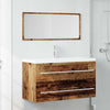 2 Piece Bathroom Furniture Set Old Wood Engineered Wood