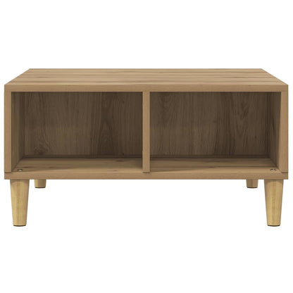 Coffee Table Artisan Oak 60x60x30 cm Engineered Wood